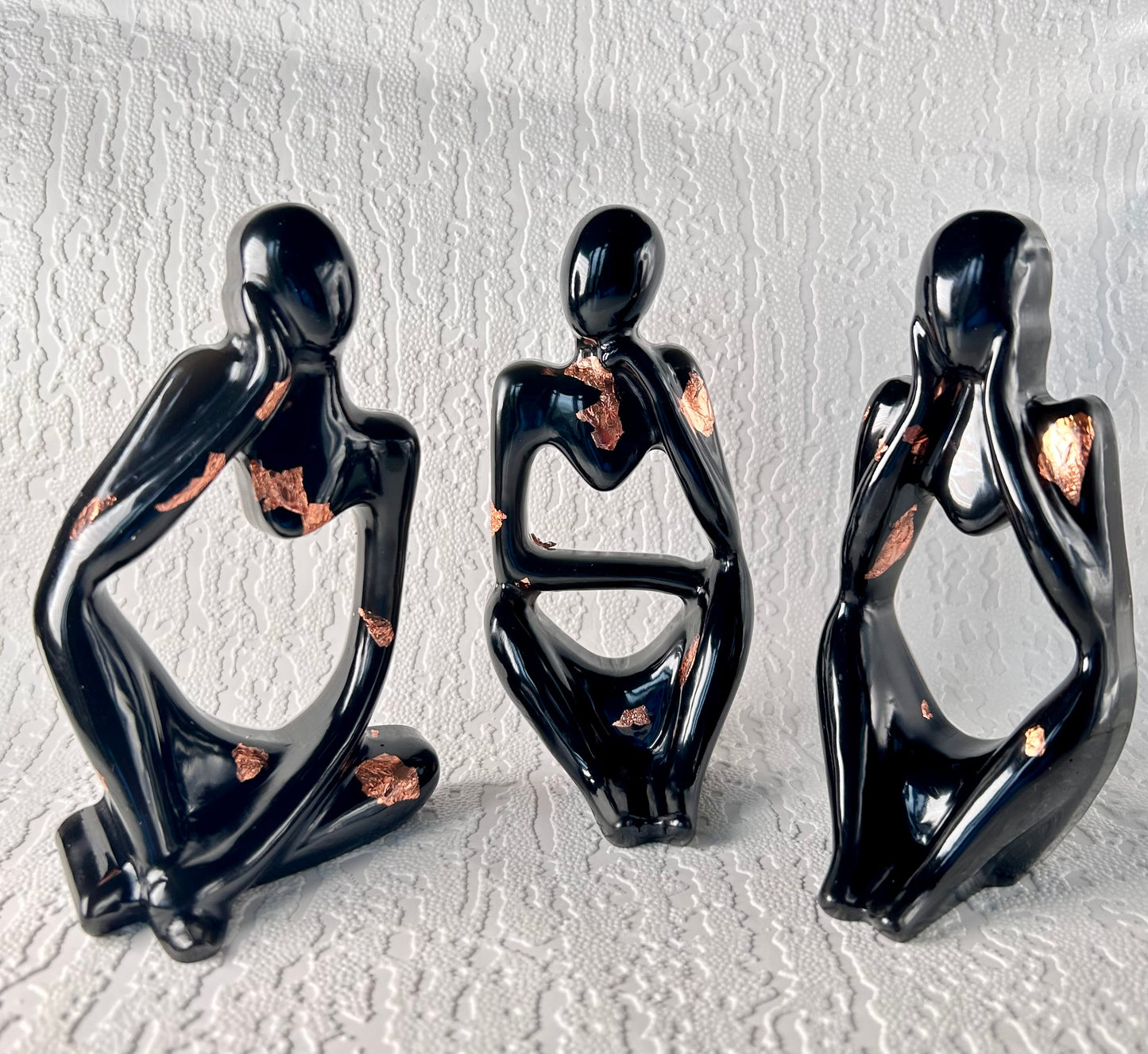 Metallic Foil Thinking Men Ornaments