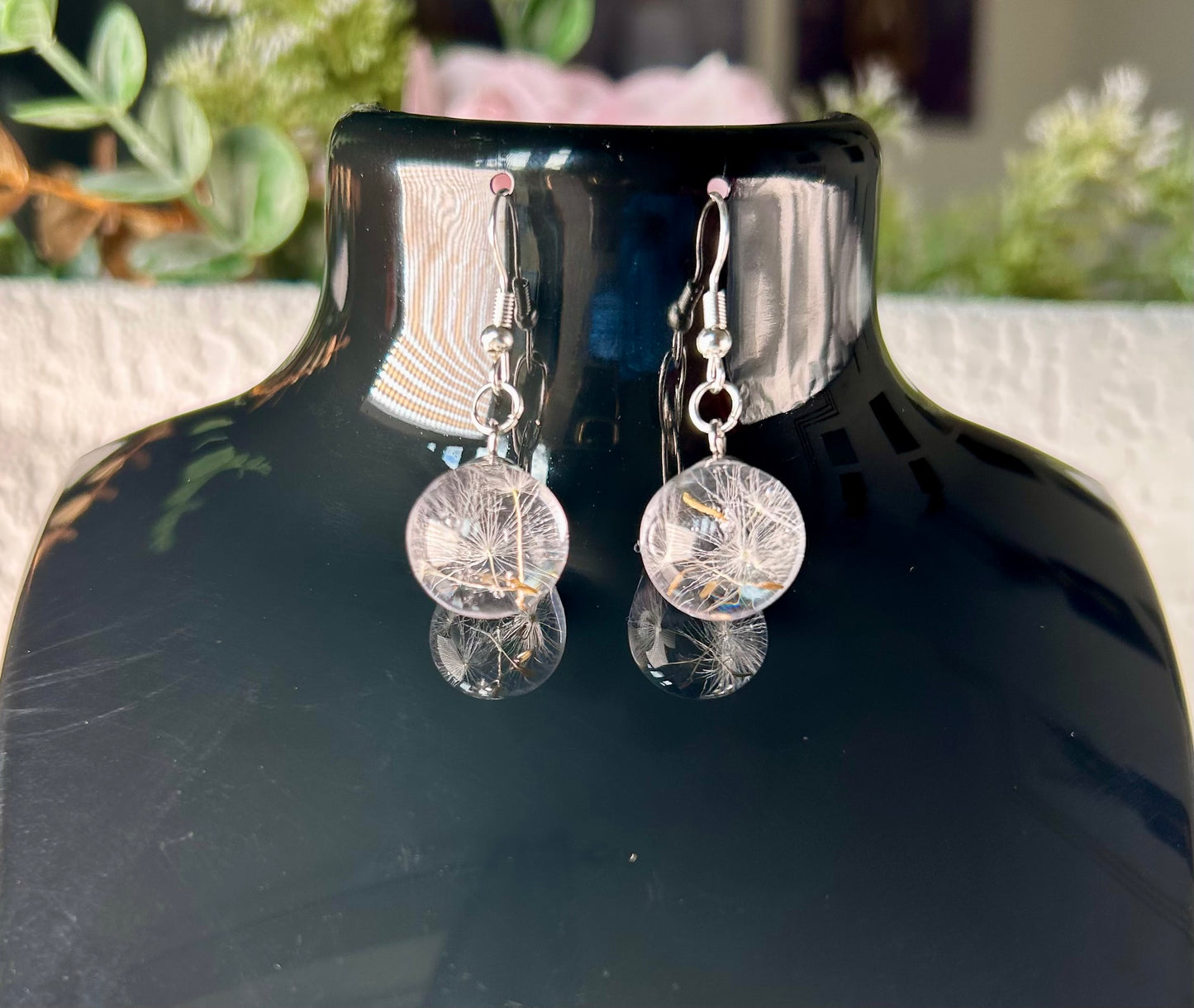 Dandelion earrings