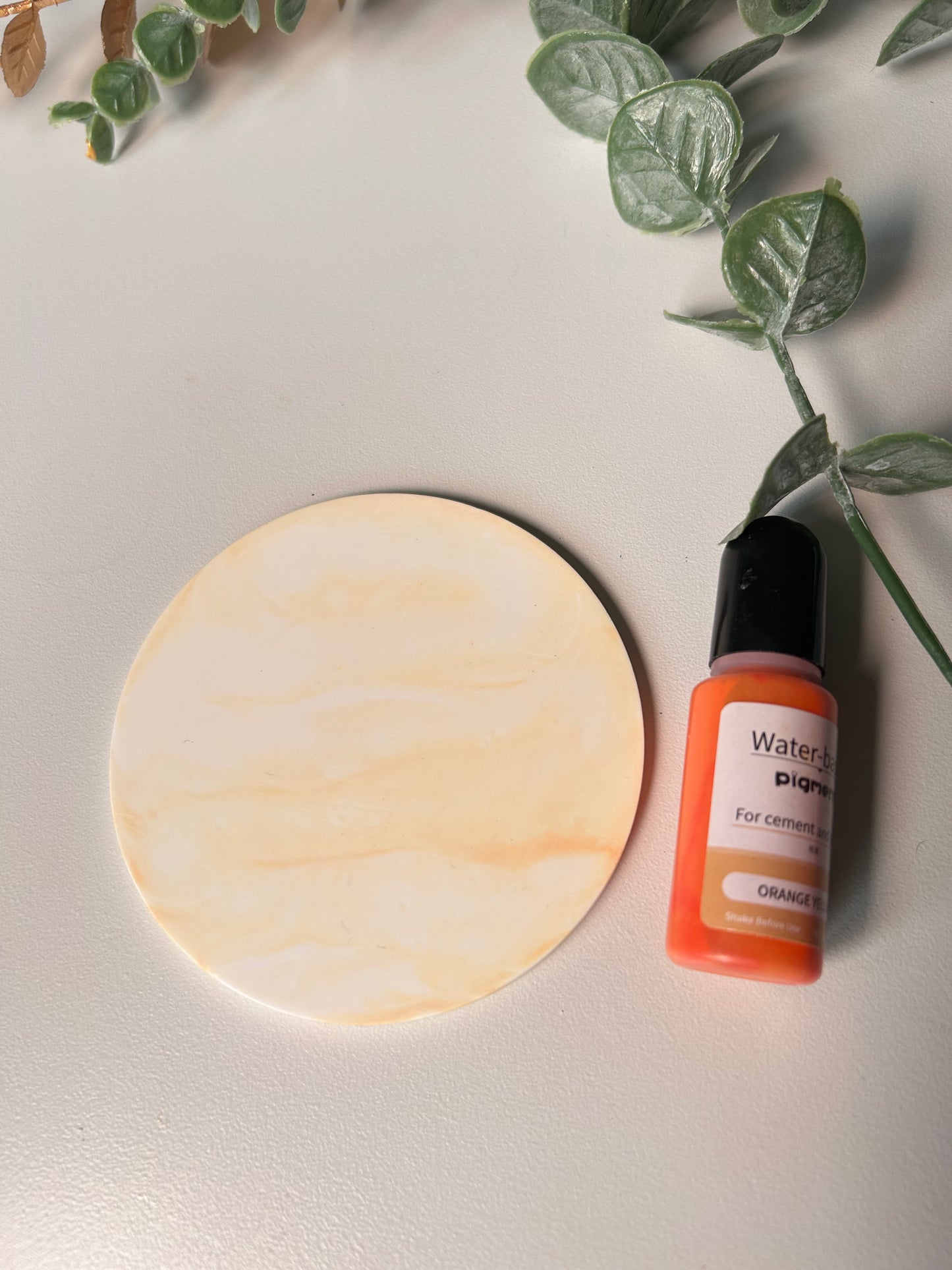Marble effect coaster set with Holder