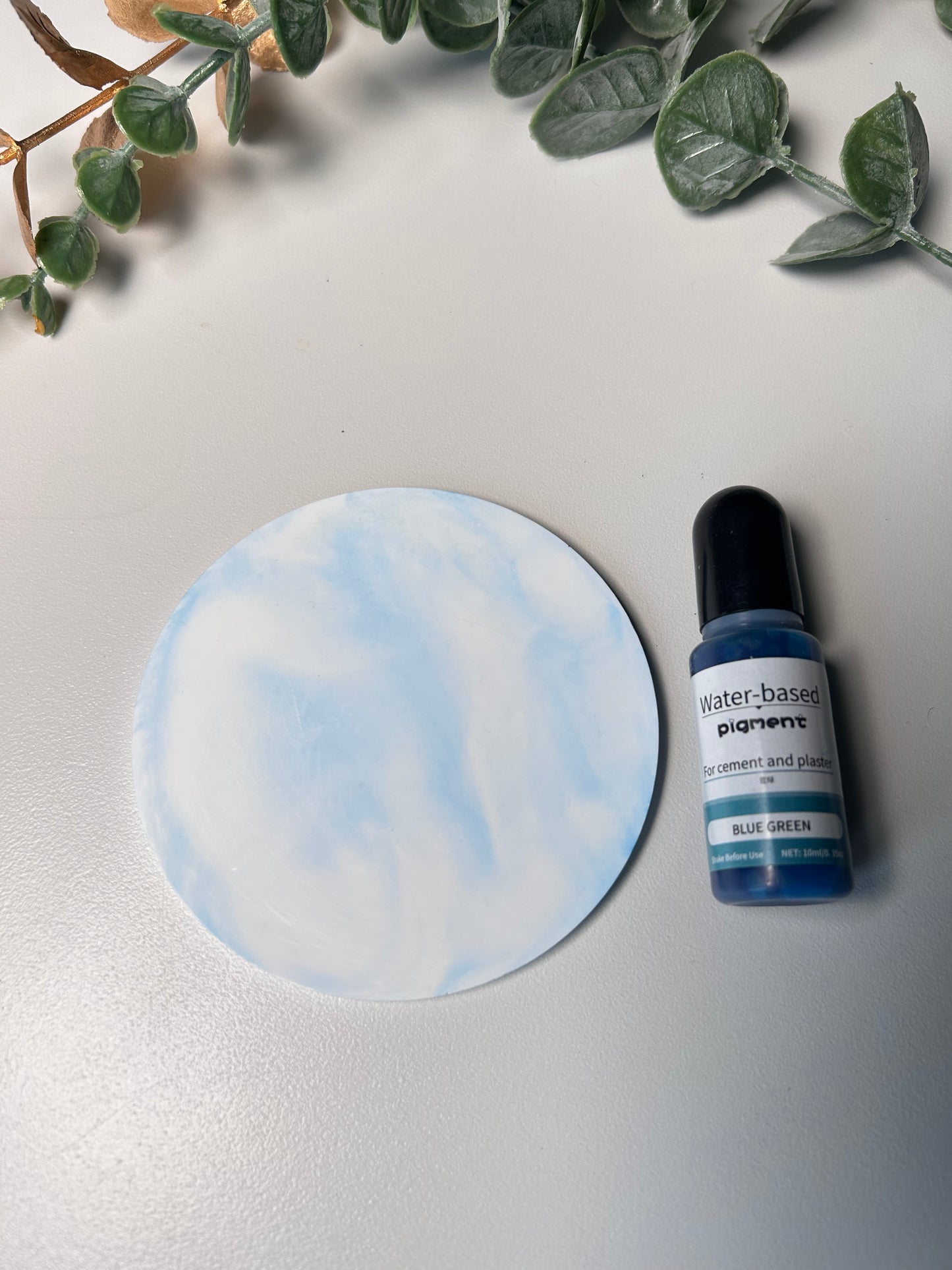 Marble effect coaster set with Holder