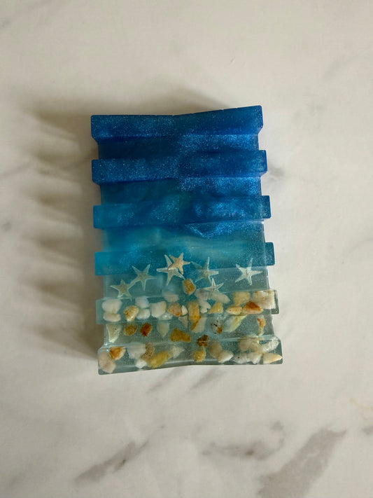 Beach themed soap dish
