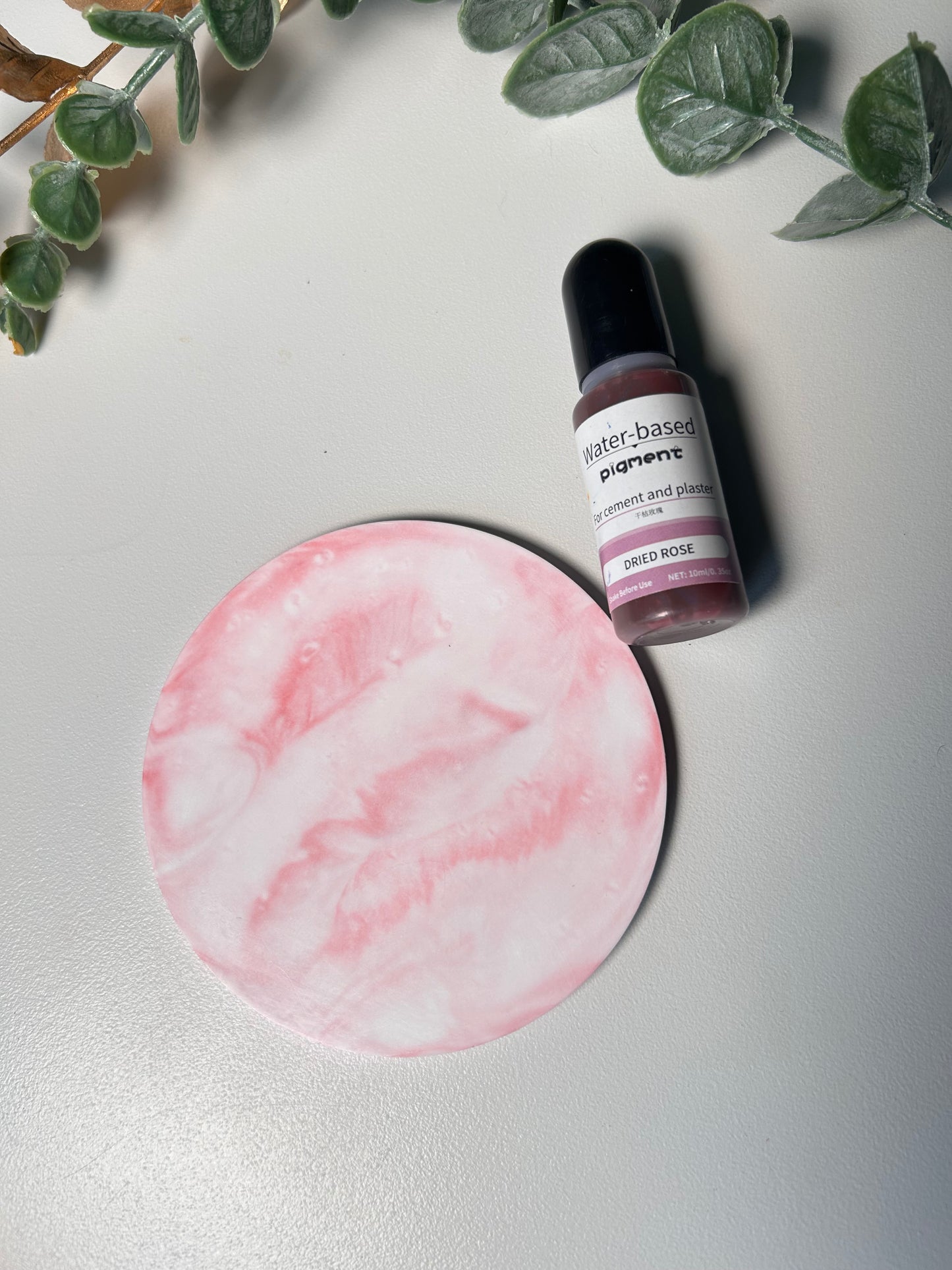 Marble effect coaster set with Holder