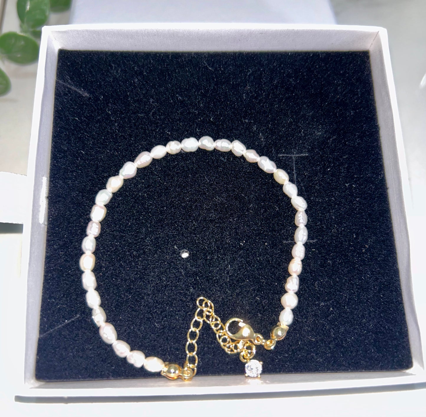 Freshwater White  2-3 mm Pearl Bracelet