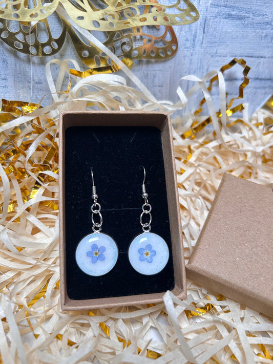 Forget-me-not Flower Earrings