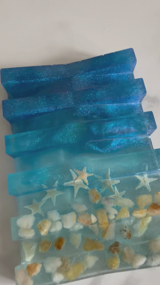 Beach themed soap dish